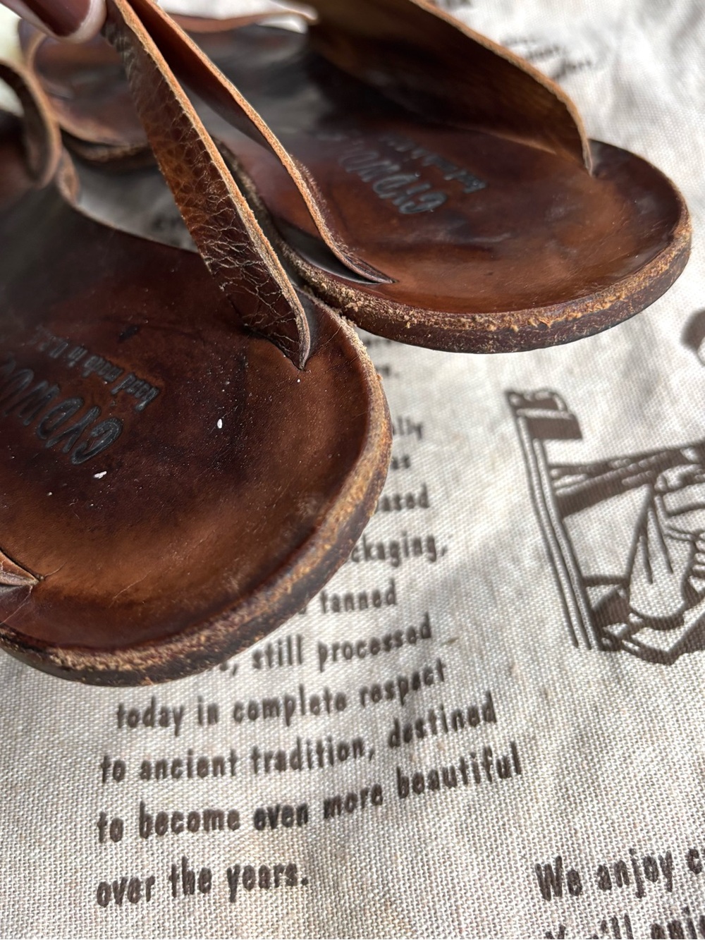 Cydwoq Handcrafted Leather Sandals - Picture 10 of 10